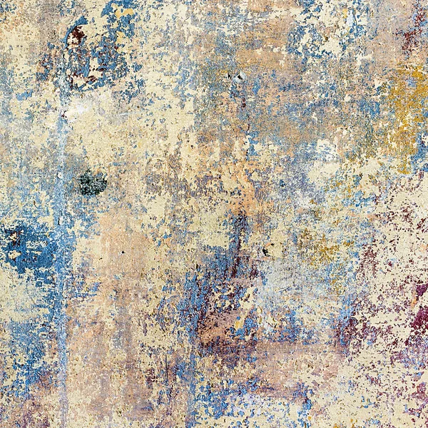 Grunge väggen i ett gammalt hus med rester av färg — Stockfoto