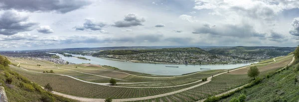 Rheintal Von Rüdesheim Aus Gesehen — Stockfoto