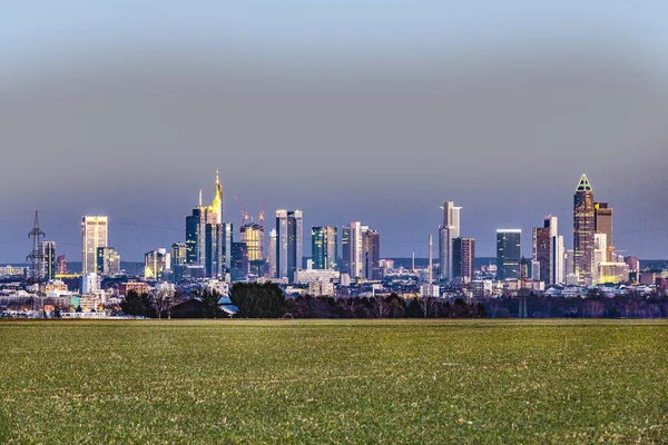 frankfurt manzarası gece Panoraması