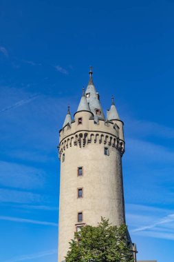 Frankfurt 'taki Eschersheimer kulesinin manzarası