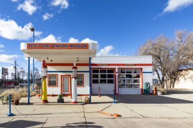Pete 'in Benzin İstasyonu Müzesi. Çok uzun zamandır bir istasyondu.