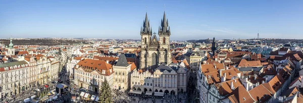 Skyline de la Ciudad Vieja de Praga, República Checa —  Fotos de Stock