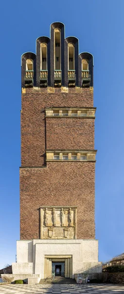 Famosa torre de casamento (Hochzeitsturm) na área art nouveau Mat — Fotografia de Stock