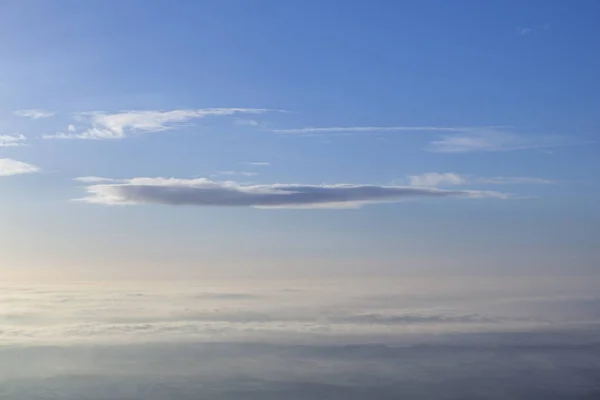 Background Scenic Cloud Morning Sky Gives Harmonic Pattern — Stock Photo, Image