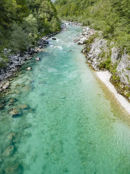 Slowenia Daki Ünlü Tolmin Kanyonuna Bak — Stok fotoğraf