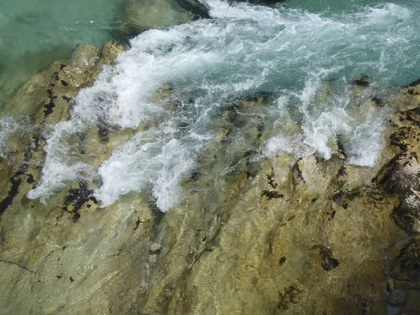 Slowenia Daki Ünlü Tolmin Kanyonuna Bak — Stok fotoğraf