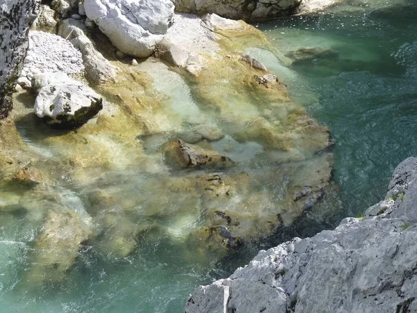 Tilikan Lembah Tolmin Terkenal Slowenia — Stok Foto