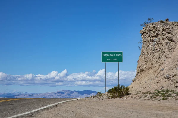 Paisaje Escénico Ruta Cerca Oatman Sitgraves Pass —  Fotos de Stock