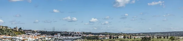 Crossing River Tejo Alcacer Sal Panoramic View Village Lisbon Area — Stock Photo, Image