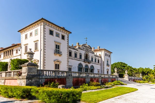 Vizcaya Floridas Största Bostad Gång Tillhör Miljonären Industrimannen James Deering — Stockfoto