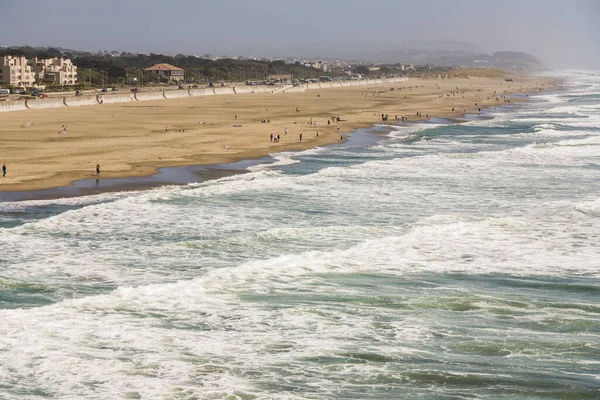 San Francisco Ocean Beach Sett Utifrån Cliffhouse — Stockfoto