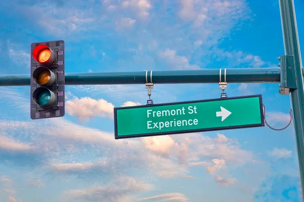 Street Sign Fremont Street Experience Las Vegas Usa — Stock Photo, Image