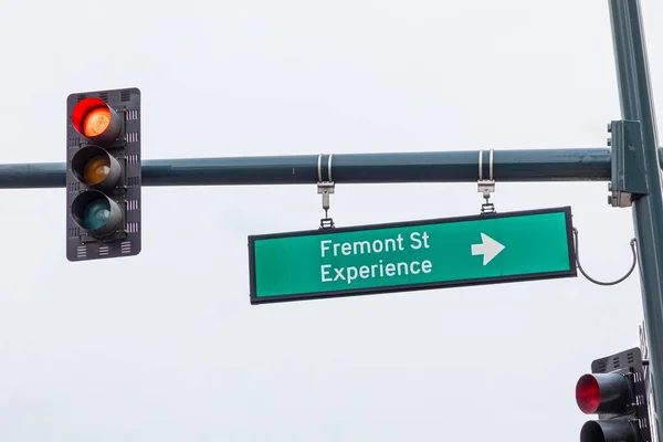 Street Sign Fremont Street Experience Las Vegas Usa — Stock Photo, Image