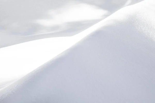 Padrão Neve Parque Nacional Sequoia Com Curvas Suaves — Fotografia de Stock