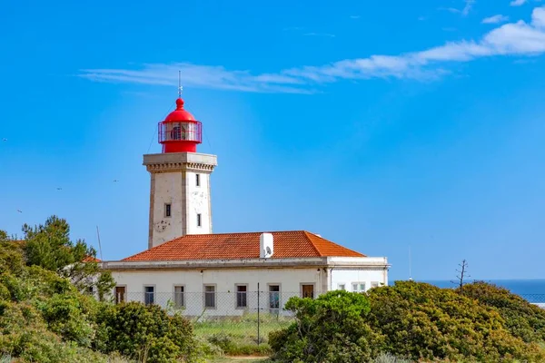 Berühmter Historischer Leuchtturm Von Carvoeiro — Stockfoto