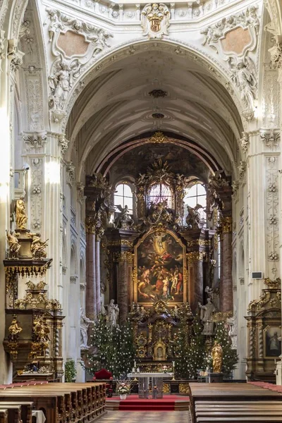 Prague Czech Republic January 2020 Cathedral Clement Catholic Church Byzantine — Stock Photo, Image