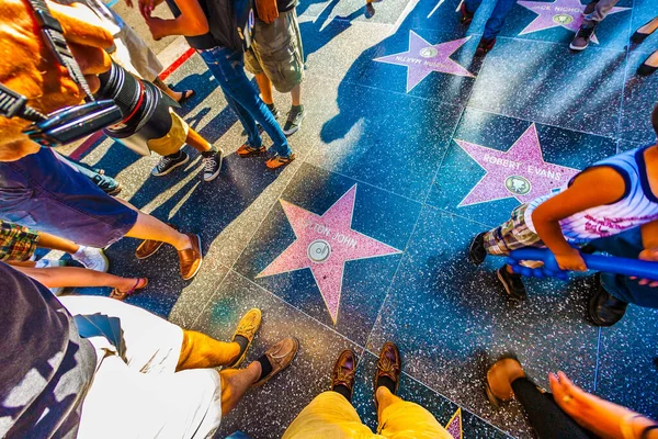 Hollywood Usa Června 2012 Elton Johns Hvězda Hollywood Walk Fame — Stock fotografie