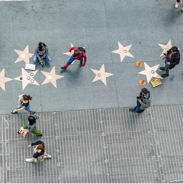 Los Angeles Usa Maart 2019 Luchtfoto Van Wandeling Van Roem — Stockfoto