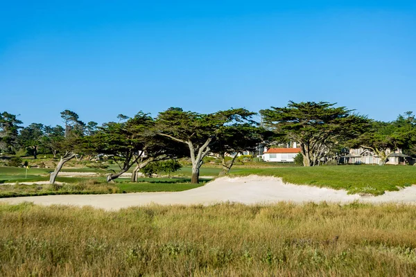 Landschap Mijl Rijden Tussen Carmel Kiezelstrand — Stockfoto