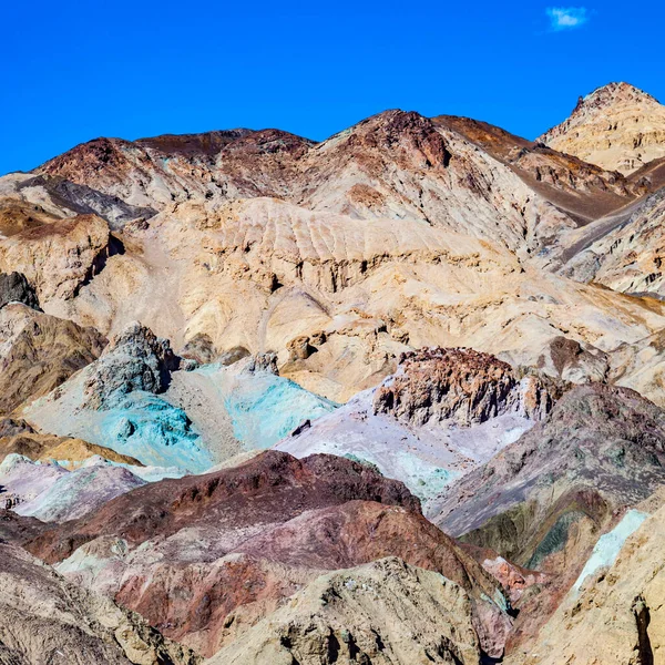 Konstnären Bilresa Med Konstnärer Palett Death Valley National Park Usa — Stockfoto