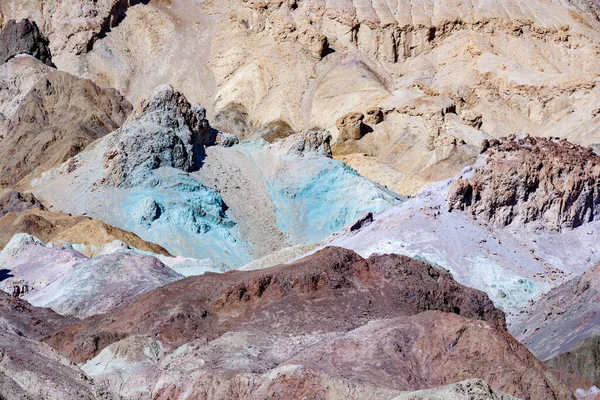 Festői Kőzetképződés Művészpaletta Death Valley Ben Usa — Stock Fotó