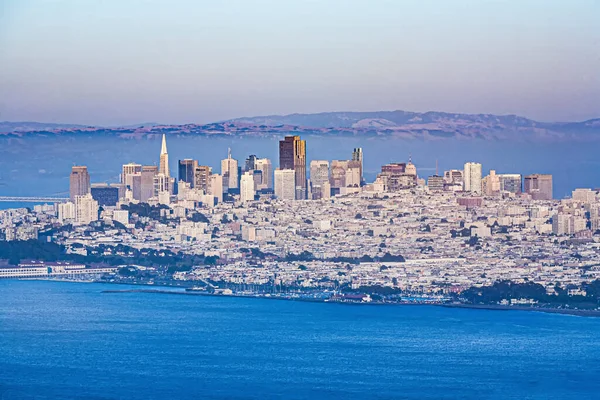 Utsikt Över San Francisco Slutet Eftermiddagen — Stockfoto