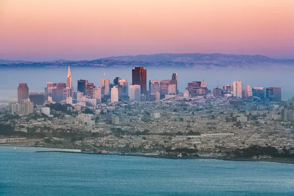 Famosa Ponte Golden Gate São Francisco Final Tarde Luz — Fotografia de Stock