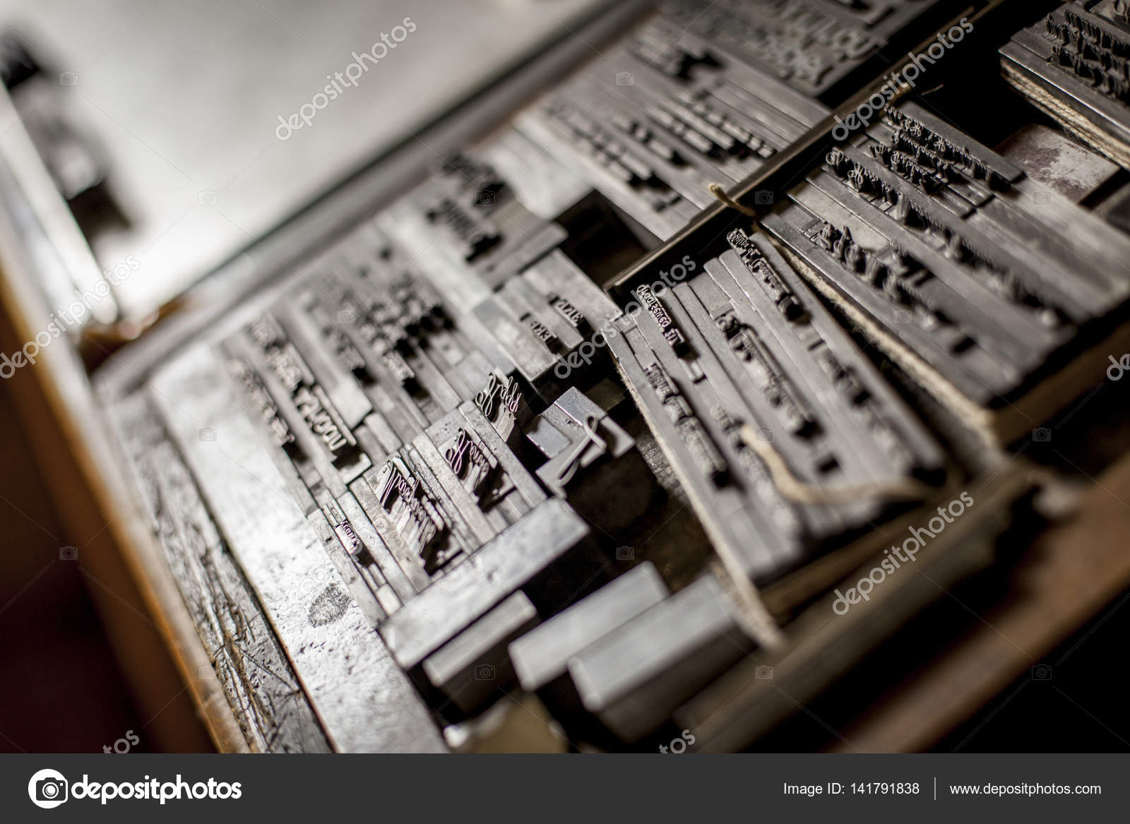 Detail Of A Printers Cabinet Stock Photo C Info