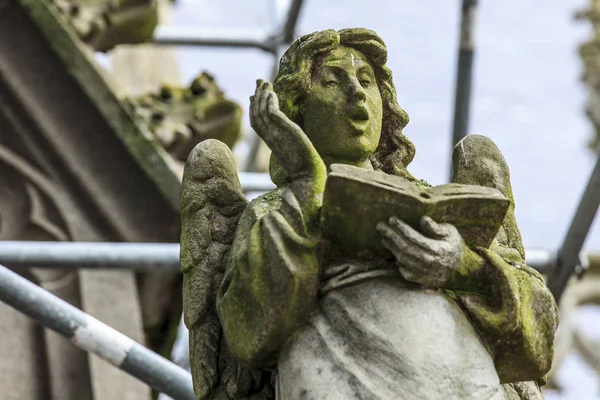 St. Jan's Katedrali, Den Bosch, Net üzerinde bir şarkı melek heykeli