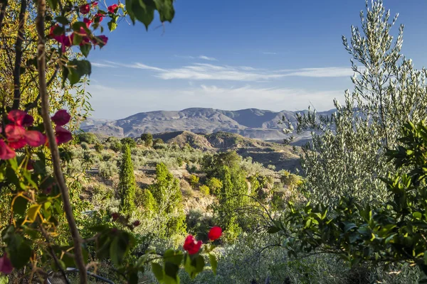 Alpujarra dağlar görünümü