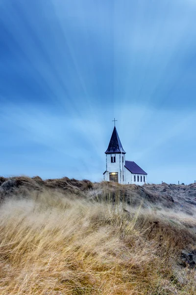 Starý kostel krajiny Islandu — Stock fotografie