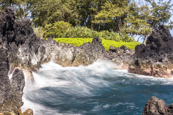 Baia panoramica sul lungomare delle Hawaii — Foto Stock