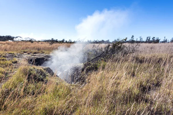 Vent de vapeur volcanique à Hawaï — Photo