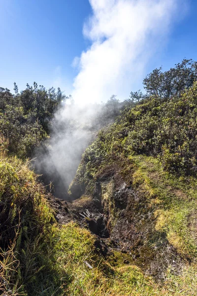 Steam vulkáni nyílás Hawaii — Stock Fotó