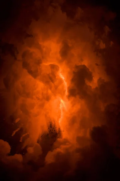 Fluxo de lava no Havaí — Fotografia de Stock