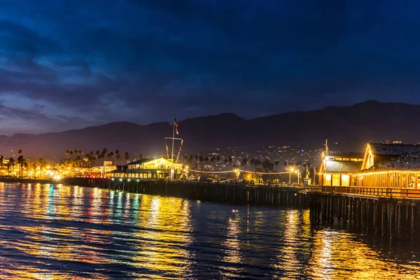 Stearns Wharf a Santa Barbara California — Foto Stock