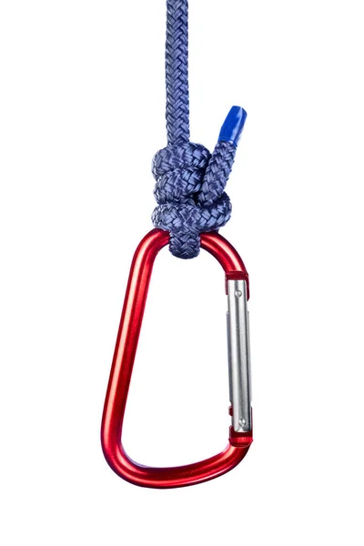 Double Davy Knot Has Many Uses Good Attaching Clips Due — Stock Photo, Image