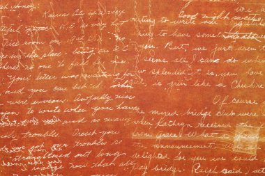 el yazısı mektup desen kağıt