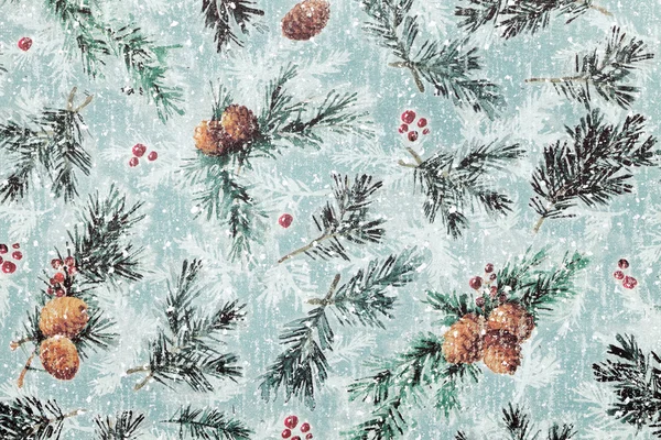 Silver fir pattern paper — Stock Photo, Image