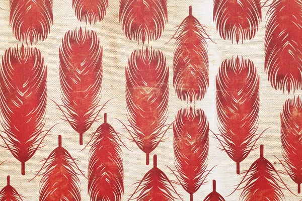 Papel patrón de plumas — Foto de Stock