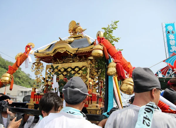 Japanse draagbare shrine — Stockfoto