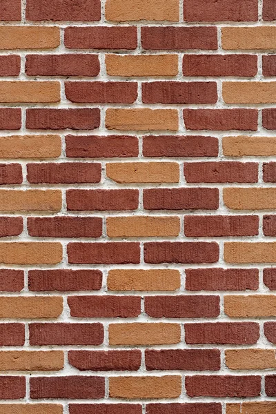 New and clean brown brick wall — Stockfoto