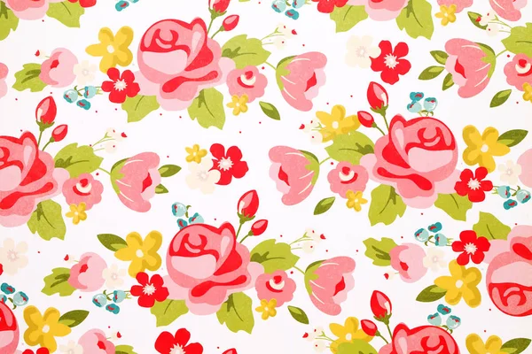 Kwiat róży wzór papieru — Zdjęcie stockowe