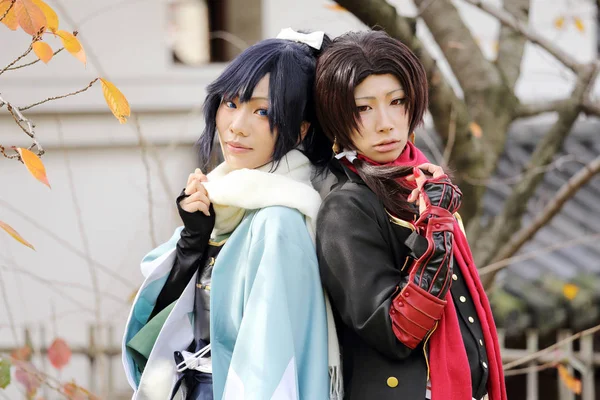 Cosplay giovane ragazza giapponese a Mamugame-Jou Park in Giappone — Foto Stock