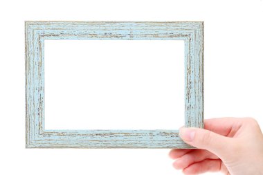 Blank wooden frame 