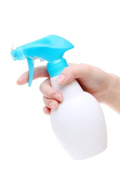 Spray bottiglia di plastica più pulita — Foto Stock