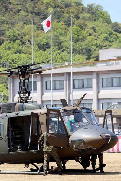 Japanese military helicopter — Stock Photo, Image
