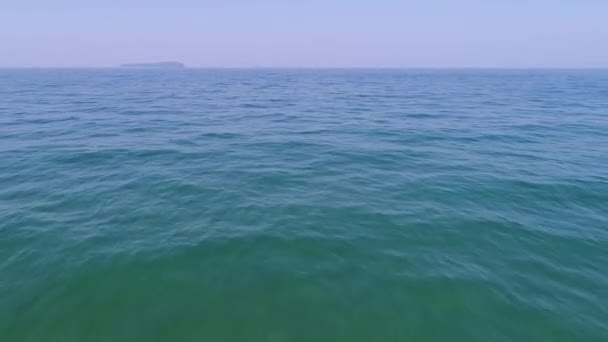 Paesaggio marino con ondulazione — Video Stock