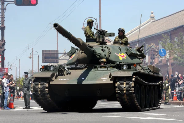 Tanque militar japonês, Forças de Autodefesa do Japão — Fotografia de Stock