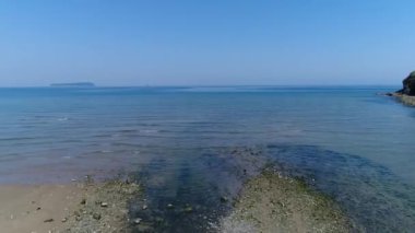 hava uçak uçan deniz manzara